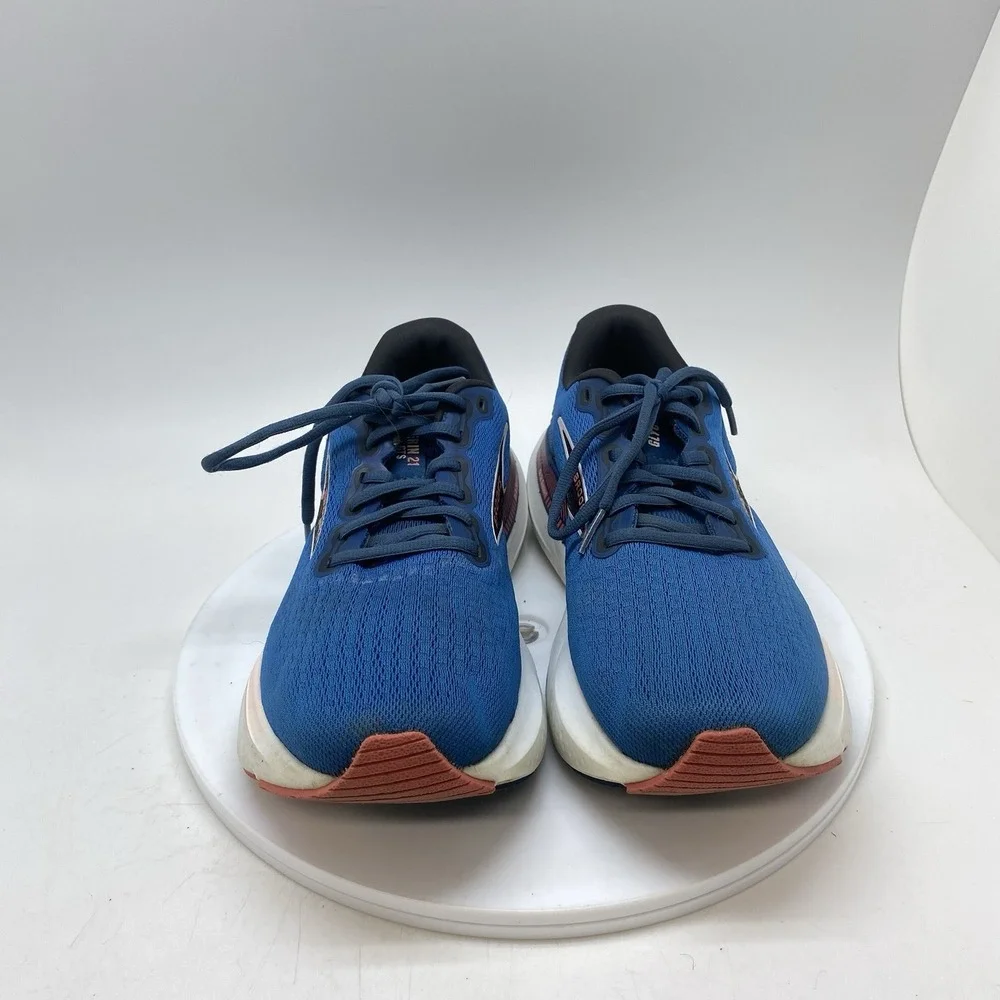 Brooks Glycerin GTS 21 Womens 9 B Blue 1204091B496 Athletic Gym Shoes Sneakers
